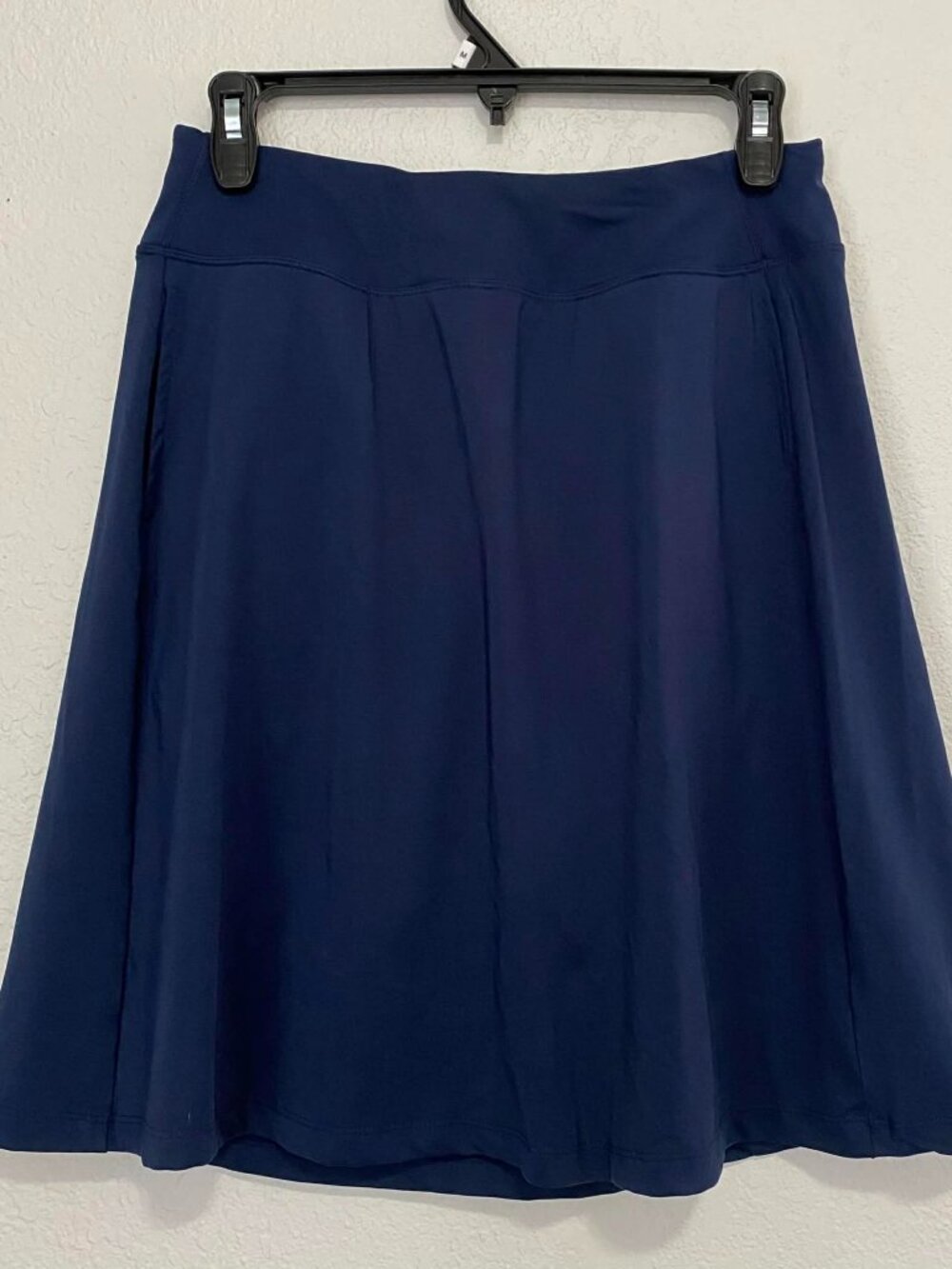 Yogipace Women's Athletic Tennis Skirt Skort Activewear Navy Blue Size S